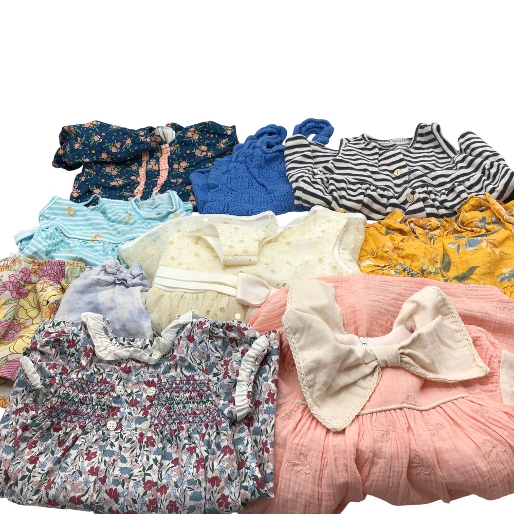 Baby Girls 18-24M Spring Summer Clothing BUNDLE Dresses Rompers Shorts‎ Mix